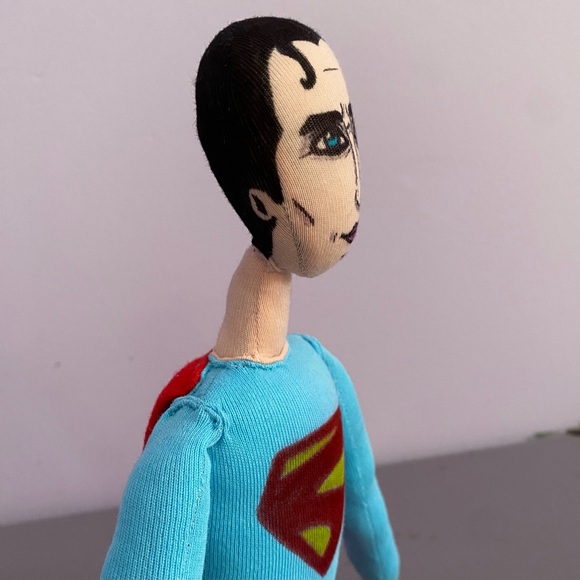 💥SUPERMAN💥 17” PLUSH Handmade CUSTOM Collectible ONE-OF-A-KIND - Picture 8 of 17